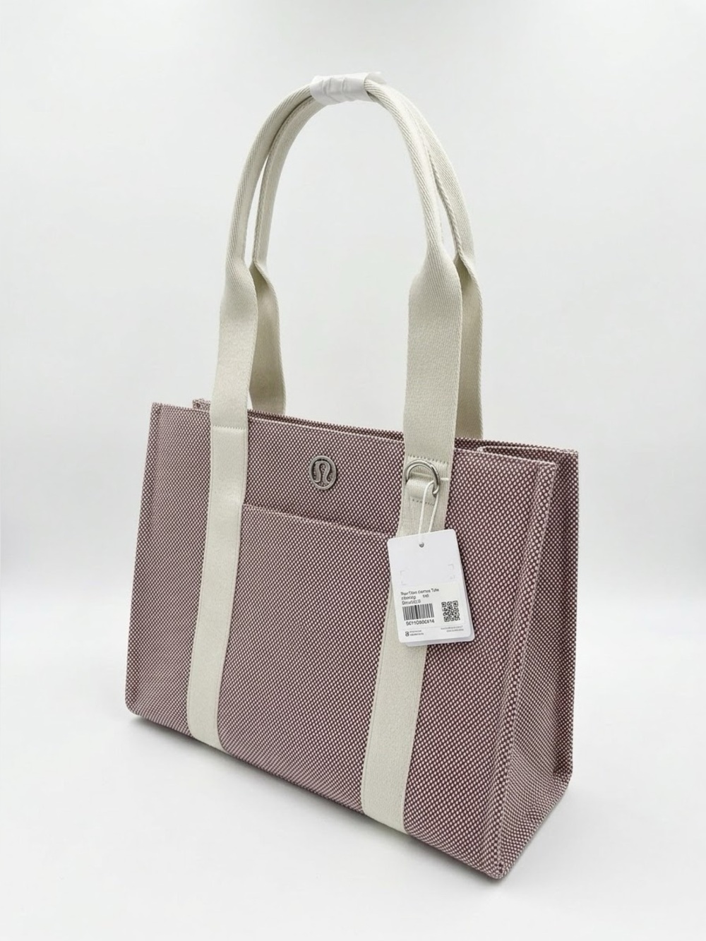 ✨NWT Lululemon Two-Tone Canvas Tote Bag 10L Spiced Chai / Bone